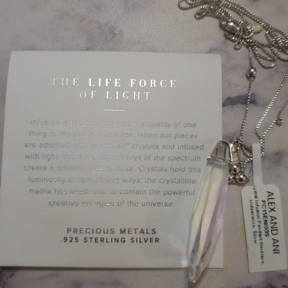 Crystal Infusion Pendant Necklace